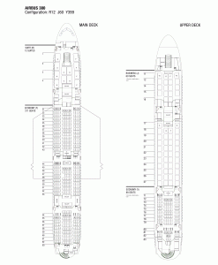 空中客车 空客 A380_800 机舱座位图